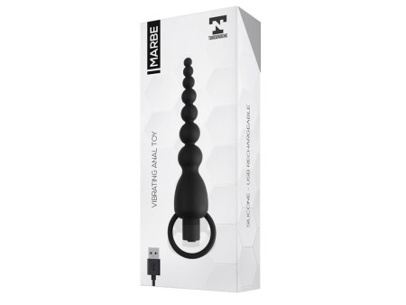 Marbe Cadena Anal con Vibracion USB Silicona