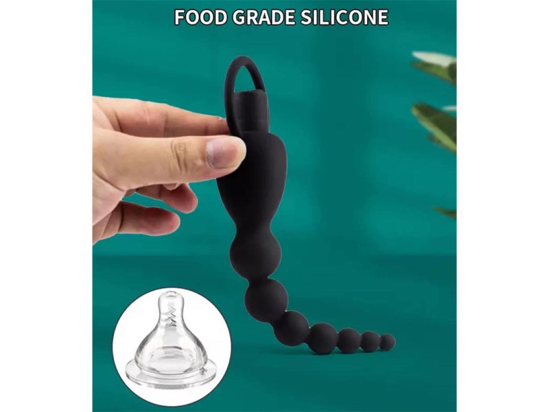 Marbe Cadena Anal con Vibracion USB Silicona