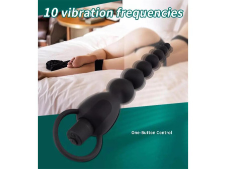 Marbe Cadena Anal con Vibracion USB Silicona