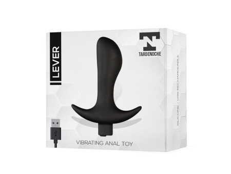 Lever Plug Anal con Vibracion USB Silicona