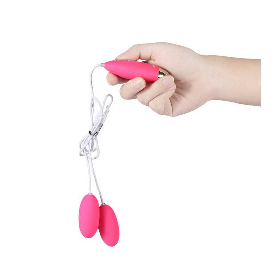 Huevo Vibrador Doble Silicona Yuesi