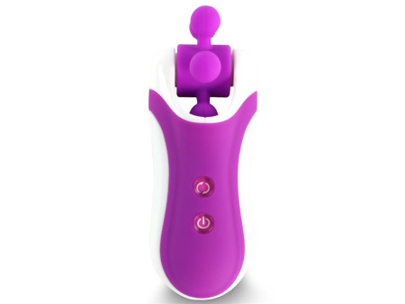 Clitella Estimulador Sexo Oral con Accesorios Purpura