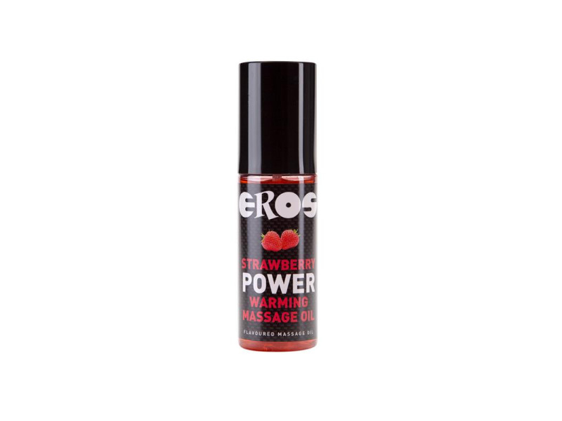 Aceite de Masaje Efecto Calor Fresa Power 100 ml