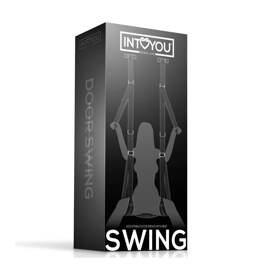 Adjustable Door Swing with Legs Support Seat