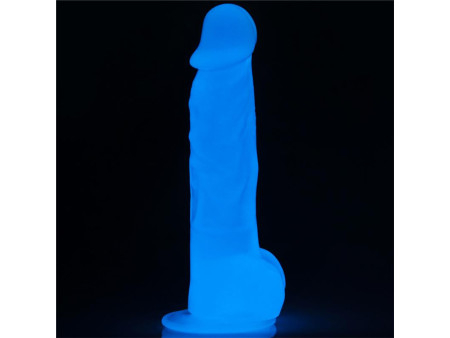 Dildo 85 Lumino Luz Azul
