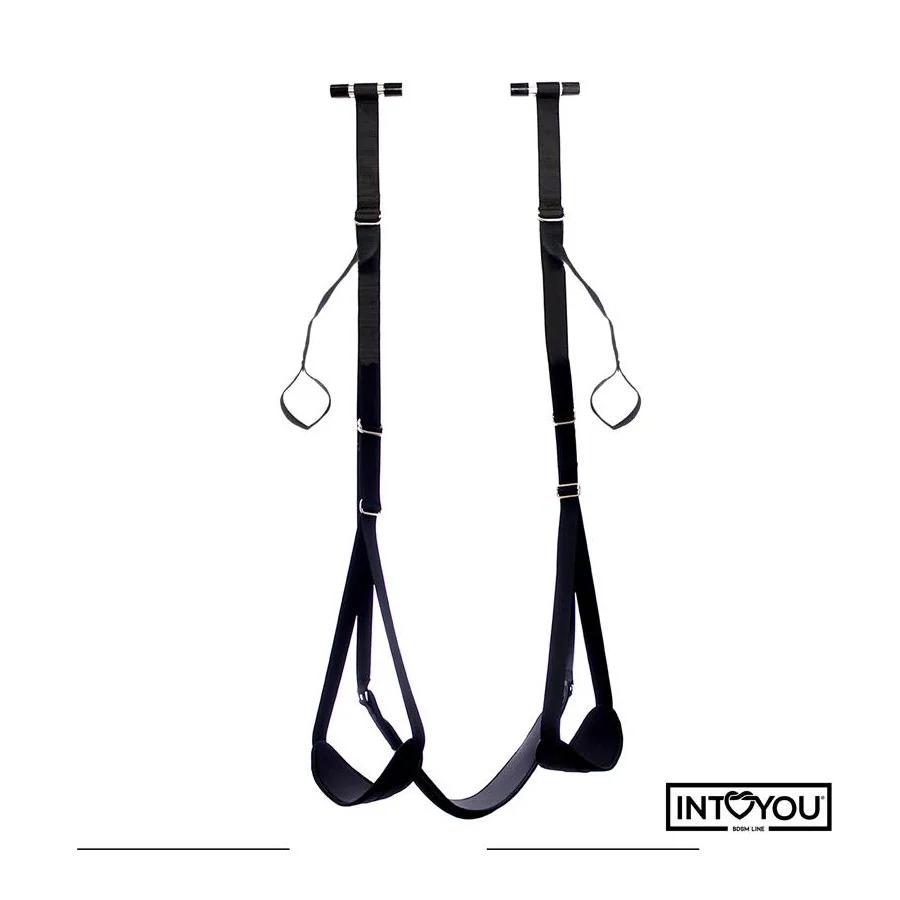 Adjustable Door Swing with Legs Support Seat