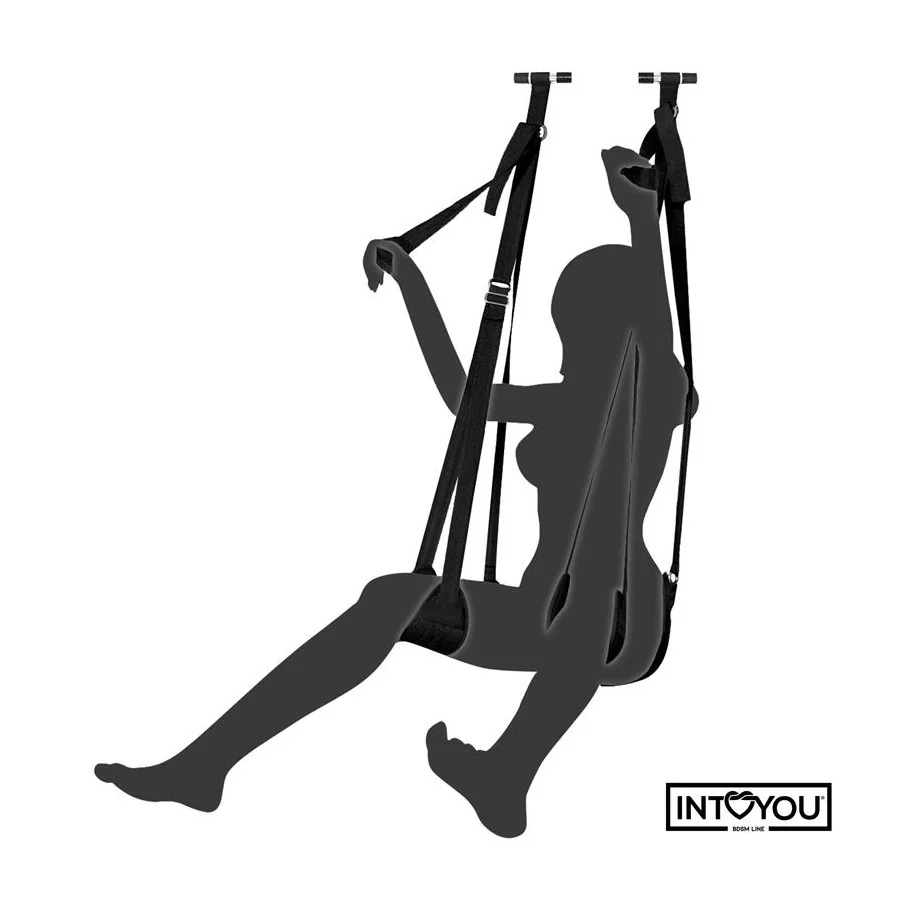 Adjustable Door Swing with Legs Support Seat