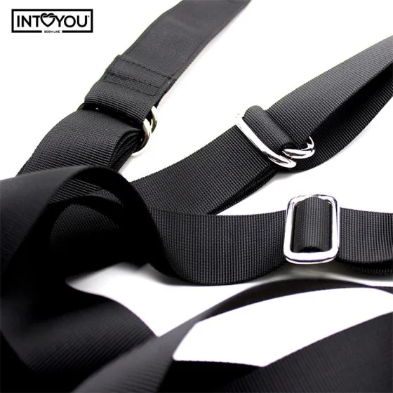 Adjustable Door Swing with Legs Support Seat