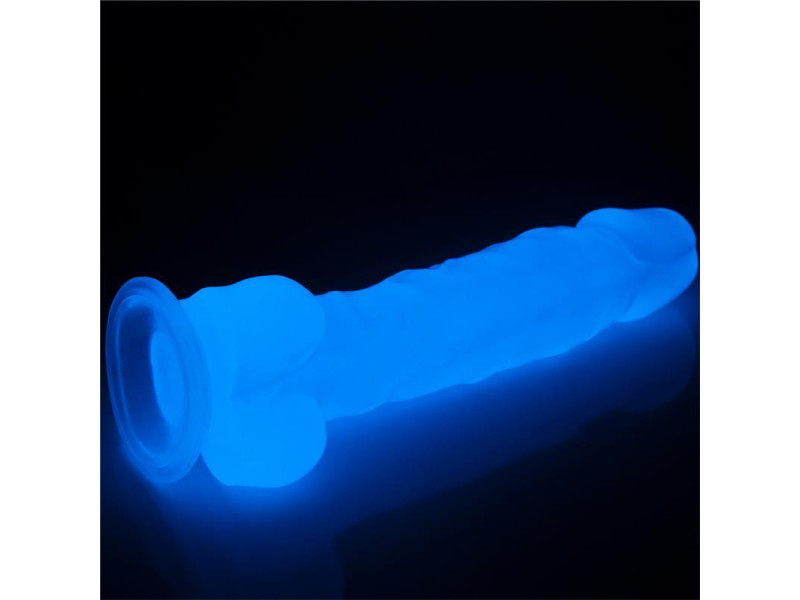 Dildo 85 Lumino Luz Azul