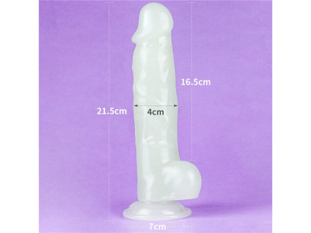 Dildo 85 Lumino Luz Azul Dildo 85 Lumino Luz Azul