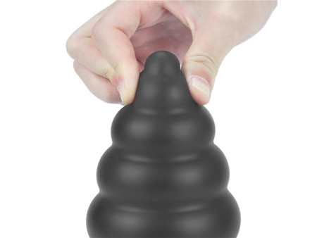 Plug Anal con Vibracion King Sized 7 Negro Plug Anal con Vibracion King Sized 7 Negro