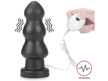 Plug Anal con Vibracion King Sized 78 Negro
