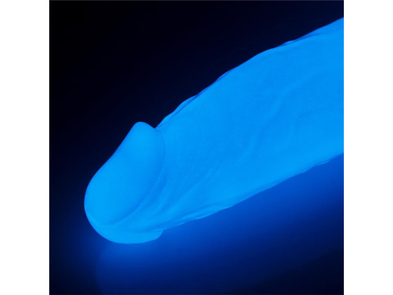 Dildo Lumino 10 Luz Azul
