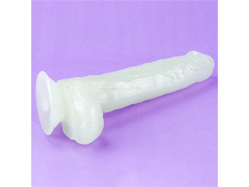 Dildo Lumino 10 Luz Azul