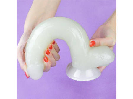 Dildo Lumino 10 Luz Azul