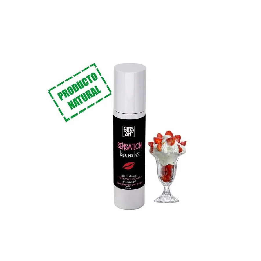 Erosart Lubricante Sensation Fresas con Nata