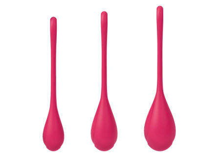 Kit 3 Bolas Suelo Pelvico Yoni Power 1 Rojo