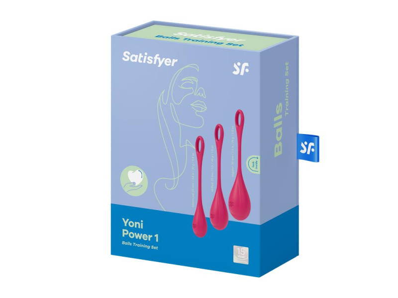 Kit 3 Bolas Suelo Pelvico Yoni Power 1 Rojo