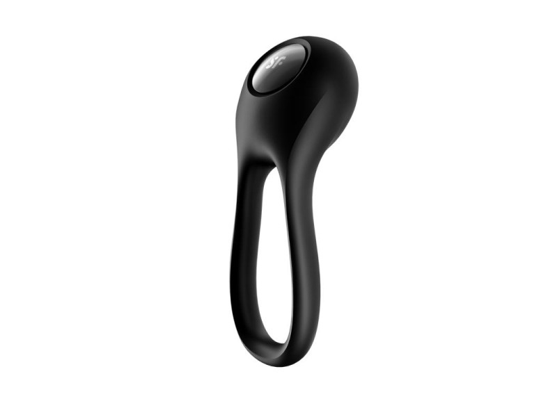 Anillo para el Pene Majestic Duo USB Negro