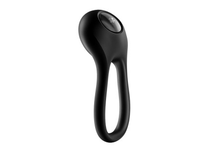 Anillo para el Pene Majestic Duo USB Negro