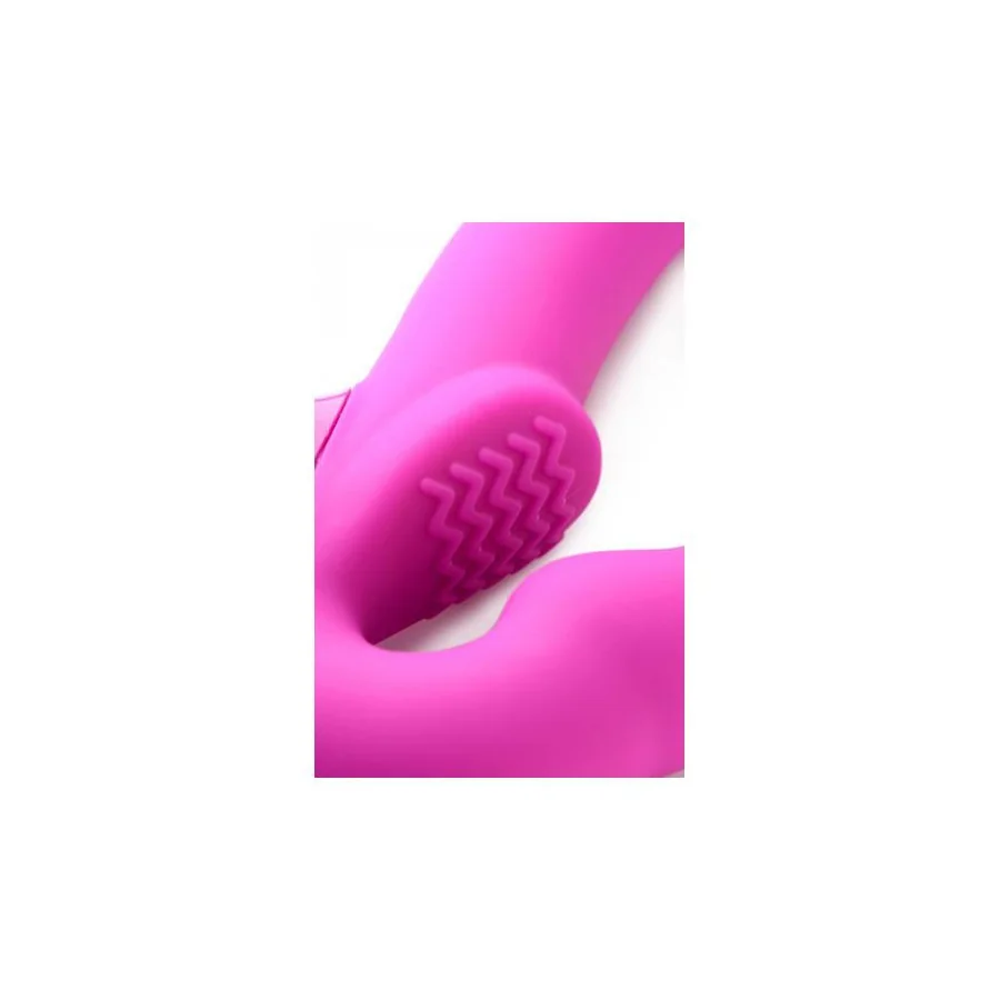 Evoke Vibrador Doble sin Arnes USB Rosa