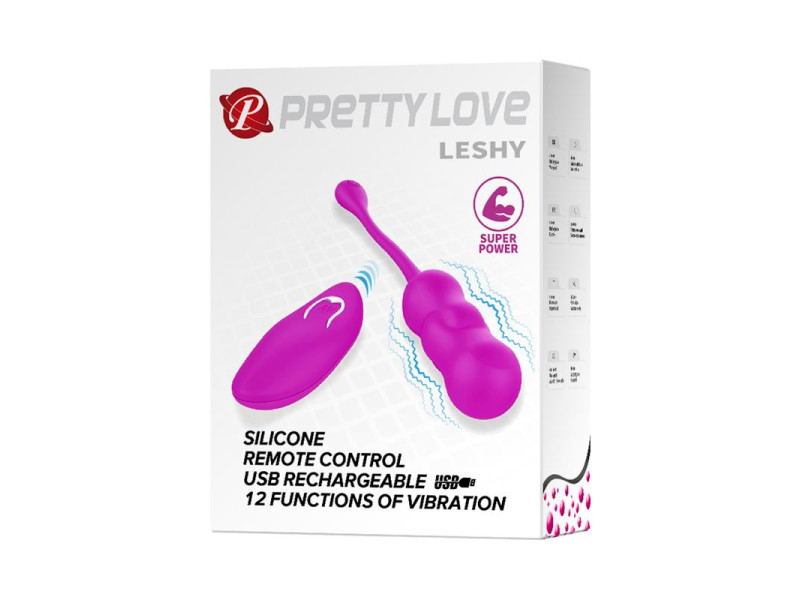 Leshy Huevo Vibrador con Control Remoto USB