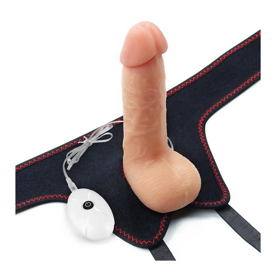 Arnes con Dildo con Vibracion y Control Remoto 70
