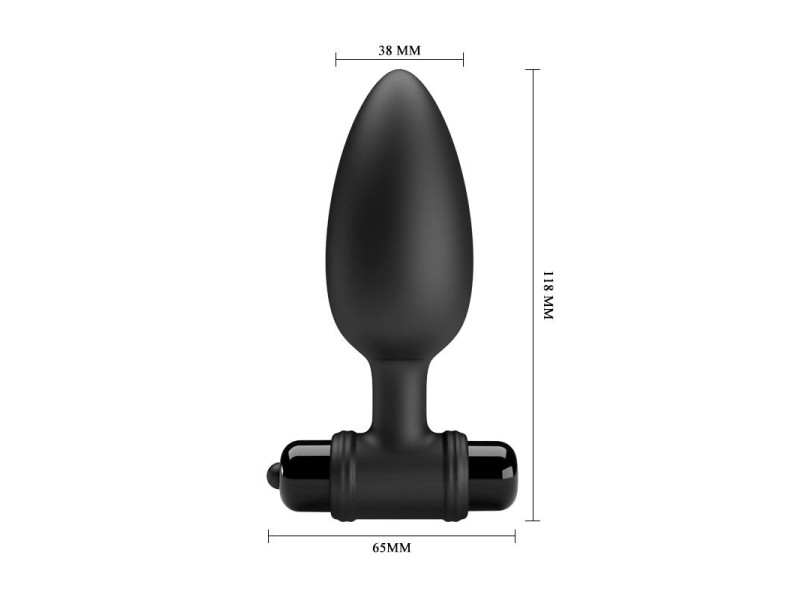 Plug Anal con Vibracion Vibra Butt Plug II USB