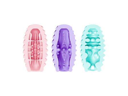 Pack 15 Huevos Masturbadores Doble Texturizado