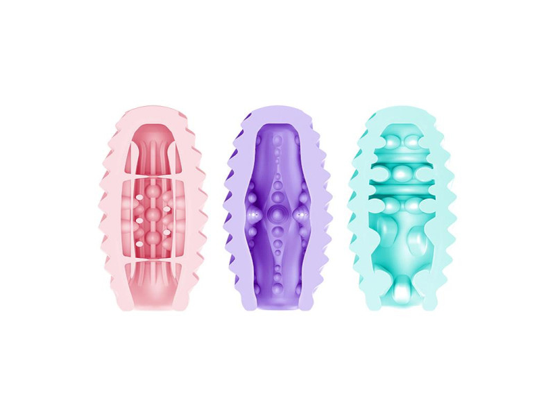 Pack 15 Huevos Masturbadores Doble Texturizado
