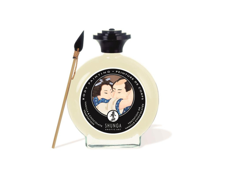 Shunga Pintura Besable Sabor Chocolate Blanco y Vainilla Shunga Pintura Besable Sabor Chocolate Blanco y Vainilla