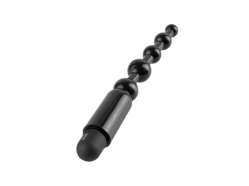 Cadena Anal Power Beads Negro