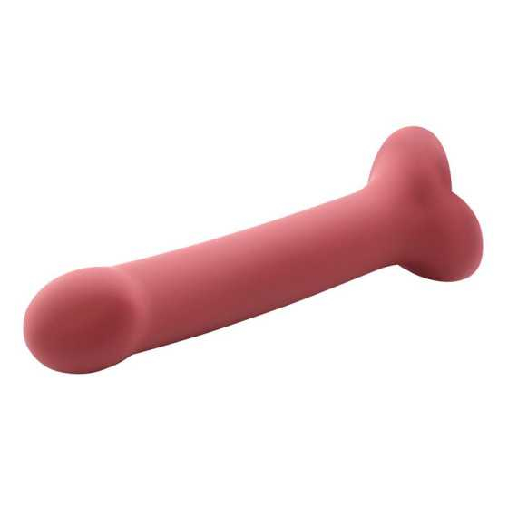 Bouncy Dildo Silicona Liquida Hiper Flexible 75 19 cm Talla L Burgundy