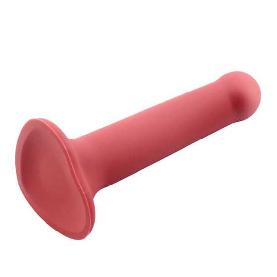 Bouncy Dildo Silicona Liquida Hiper Flexible 75 19 cm Talla L Burgundy