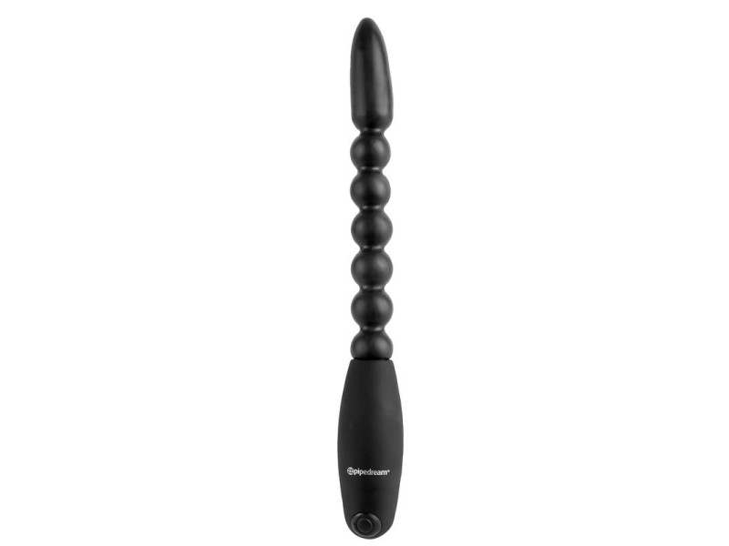 Bolas Anales con Vibracion Flexa Pleaser Negro Bolas Anales con Vibracion Flexa Pleaser Negro