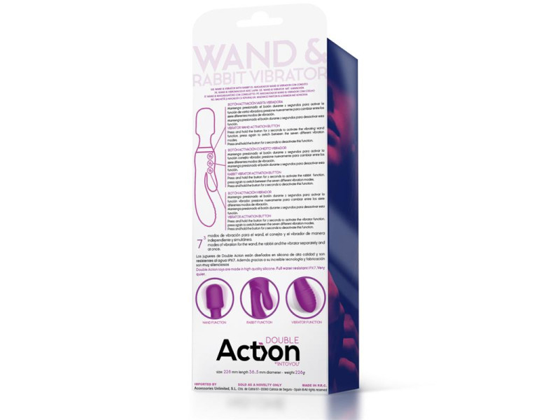 No Fifteen Vibrador y Masajeador 3 Motores Independientes