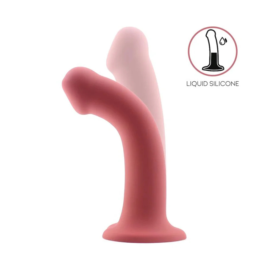 Bouncy Dildo Silicona Liquida Hiper Flexible 65 165 cm Talla S Burgundy