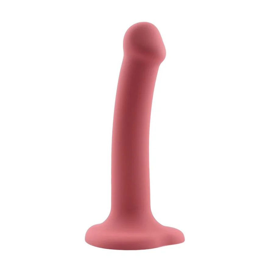 Bouncy Dildo Silicona Liquida Hiper Flexible 65 165 cm Talla S Burgundy