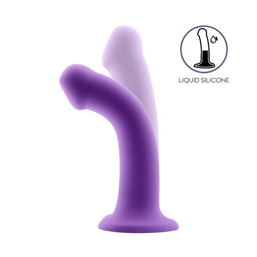 Bouncy Dildo Silicone Flexible Hiper Flexible 75 19 cm Talla L Purpura