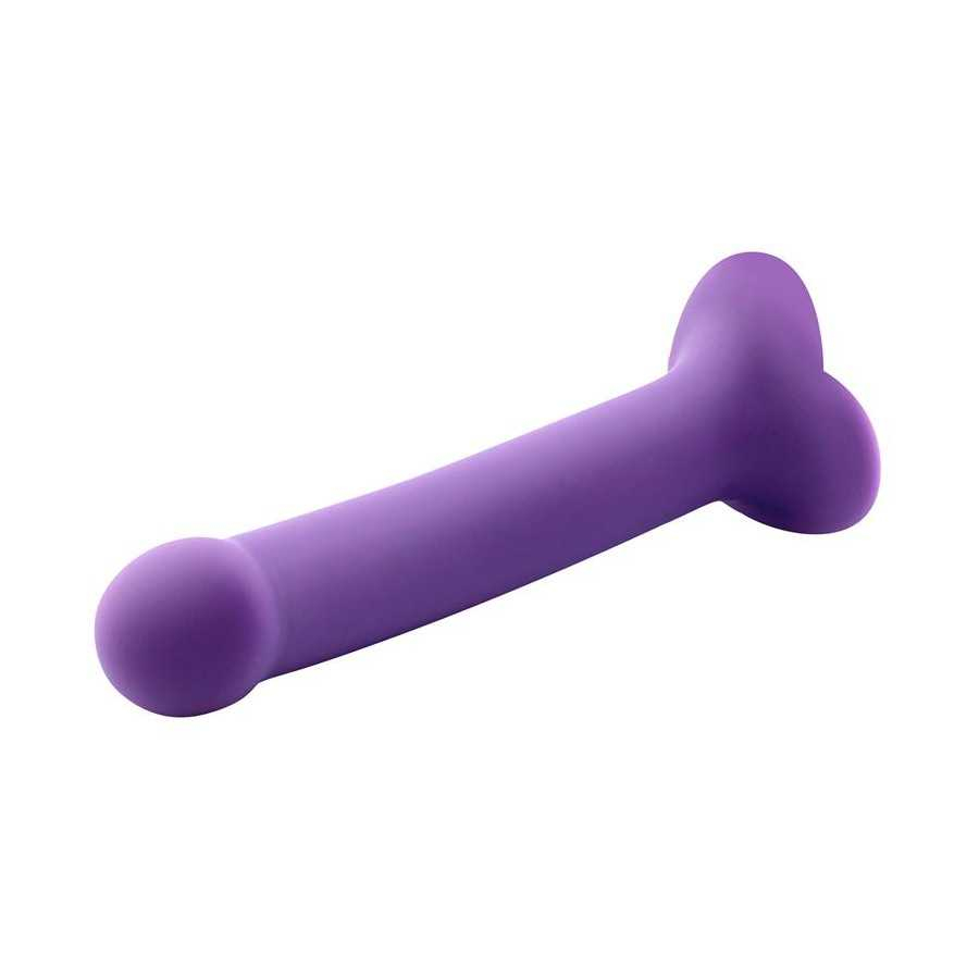 Bouncy Dildo Silicone Flexible Hiper Flexible 75 19 cm Talla L Purpura