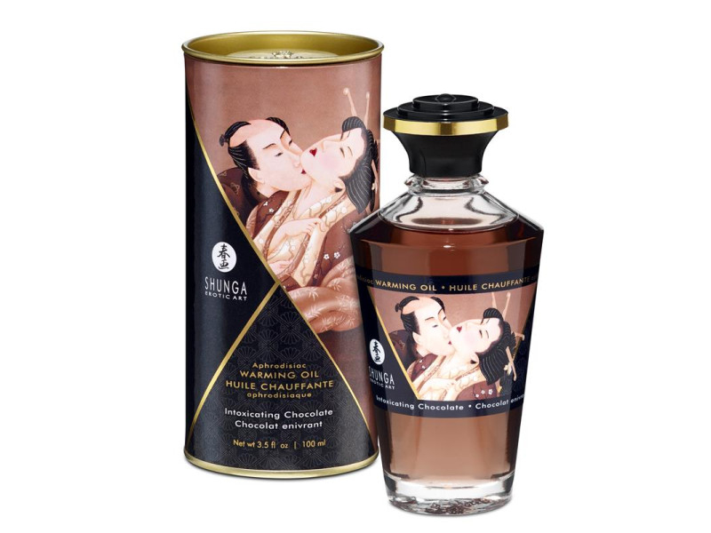 Shunga Aceite de Masaje Efecto Calor Aroma a Chocolate