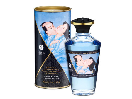 Shunga Aceite de Masaje Efecto Calor Aroma a Coco