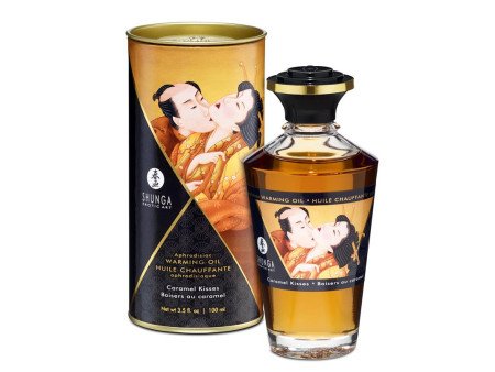 Shunga Aceite de Masaje Efecto Calor Aroma a Caramelo