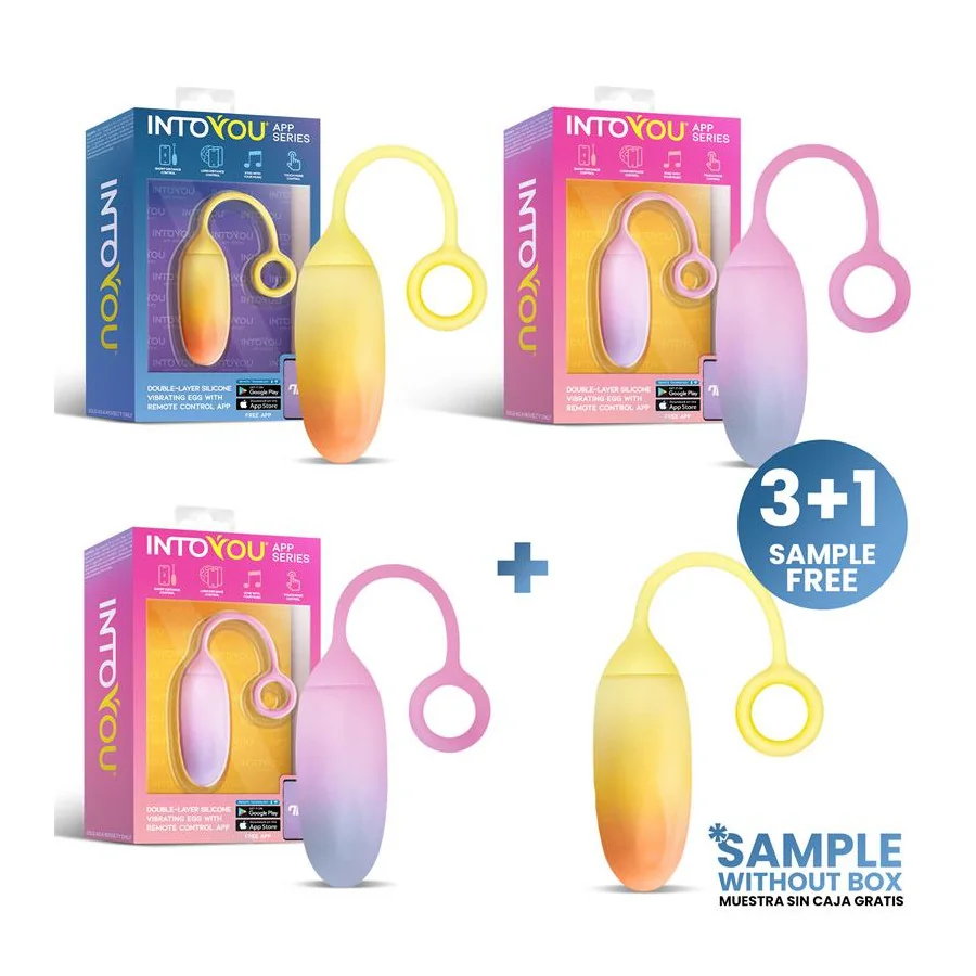 Pack Surtido 3 Muestra Huevo con App Silicona Doble Capa Pack Surtido 3 Muestra Huevo con App Silicona Doble Capa