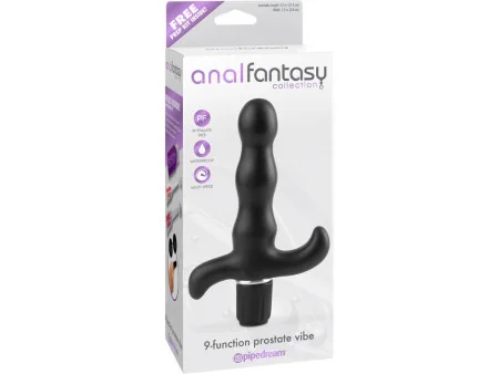 Estimulador de Prostata con Vibracion Negro Estimulador de Prostata con Vibracion Negro