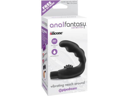 Estimulador Anal con Vibracion Color Negro