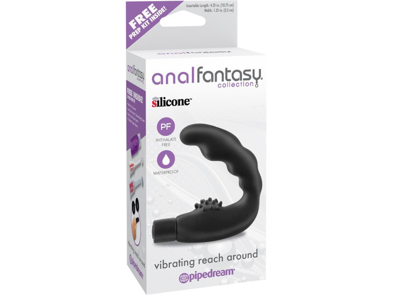 Estimulador Anal con Vibracion Color Negro