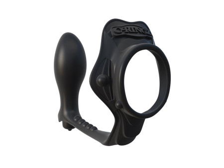 Fantasy C Ringz Anillo con Plug Anal Pesado Color Negro