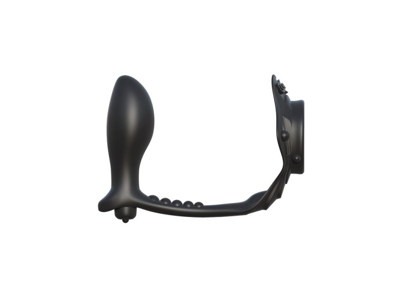 Fantasy C Ringz Anillo con Plug Anal Pesado Color Negro
