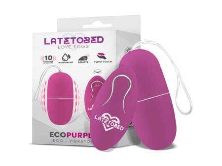 Ecopurple Huevo Vibrador con Control Remoto
